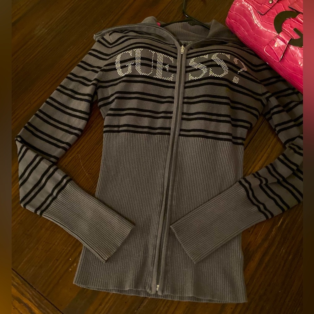 SALE🎁FREE SHIPPING 🎁 Y2K GUESS MCBLING SWEATER